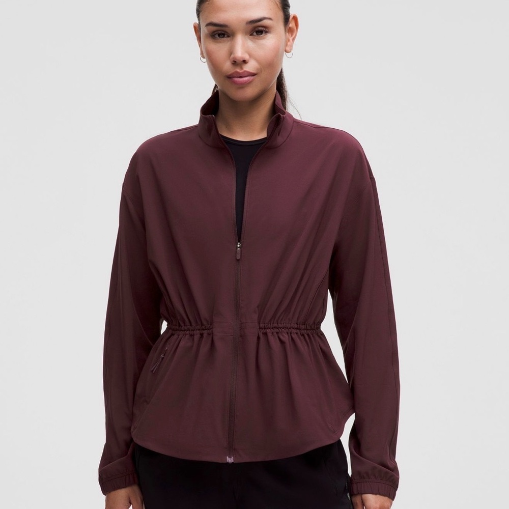 Lululemon Cinch-Waist UV Protective Running Jacket Size Medium Women’s Plum